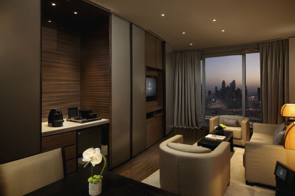 Armani Luxury hotel dubai suite 1