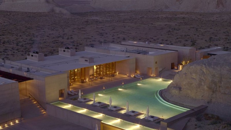 Amangiri luxury resort Utah