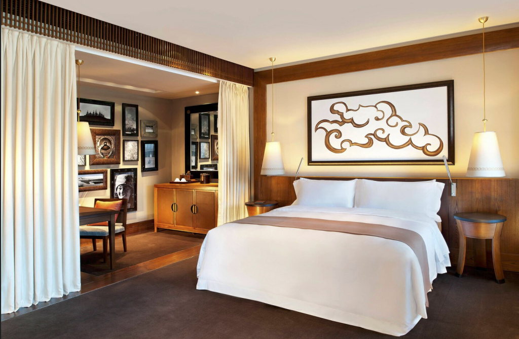 Rooms at the st Regis Lhasa luxury hotel