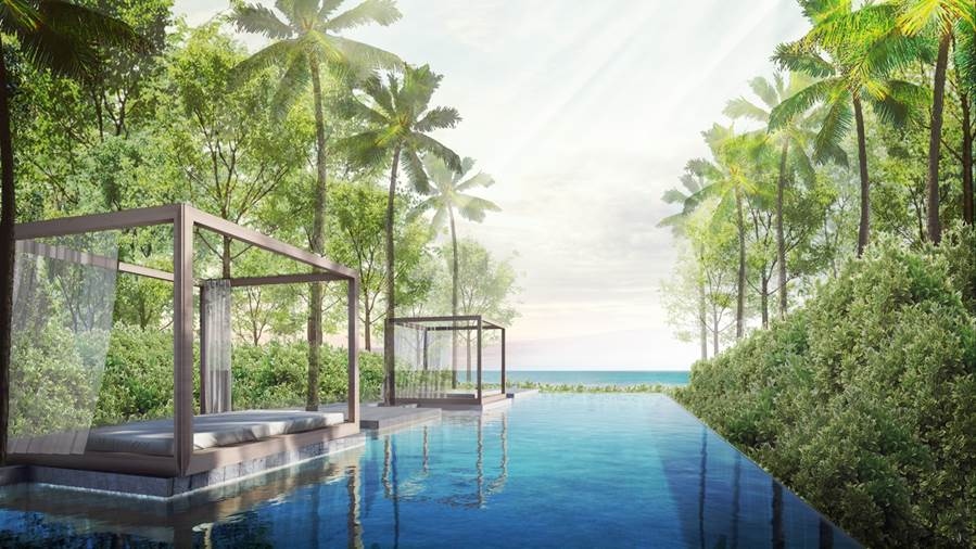 Meliá Phuket Mai Khao, a 30-suite and 70-villa resort on eight acres of Phuket’s northwestern coastline overlooking the sky-blue Andaman Sea is slated to open in December